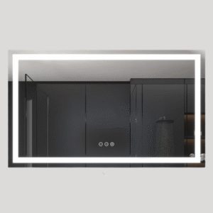 Modern LED Bathroom Mirror with Touch Control & Anti-Fog (140 x 80)