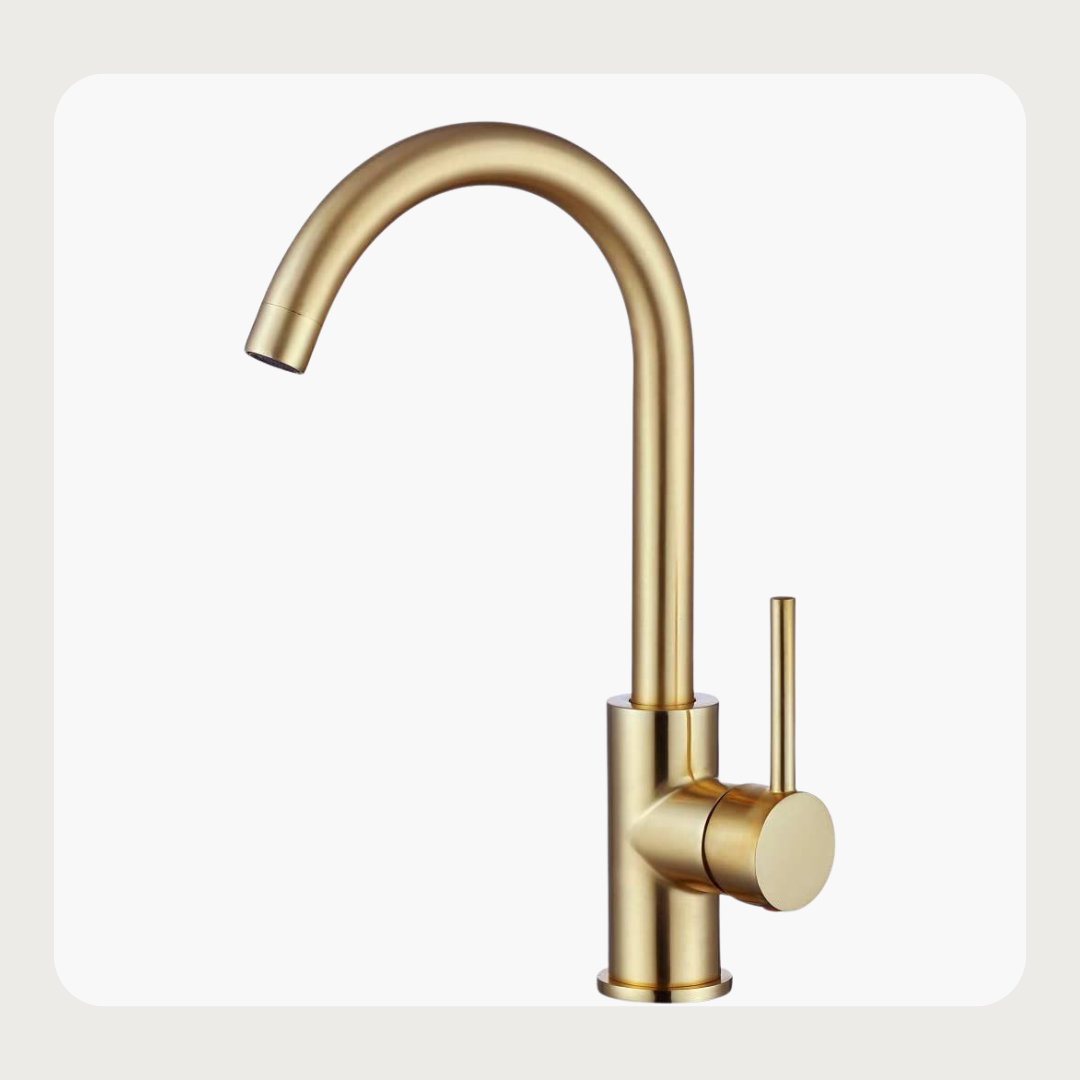 Pure Heavy duty Gold kitchen sink tap
