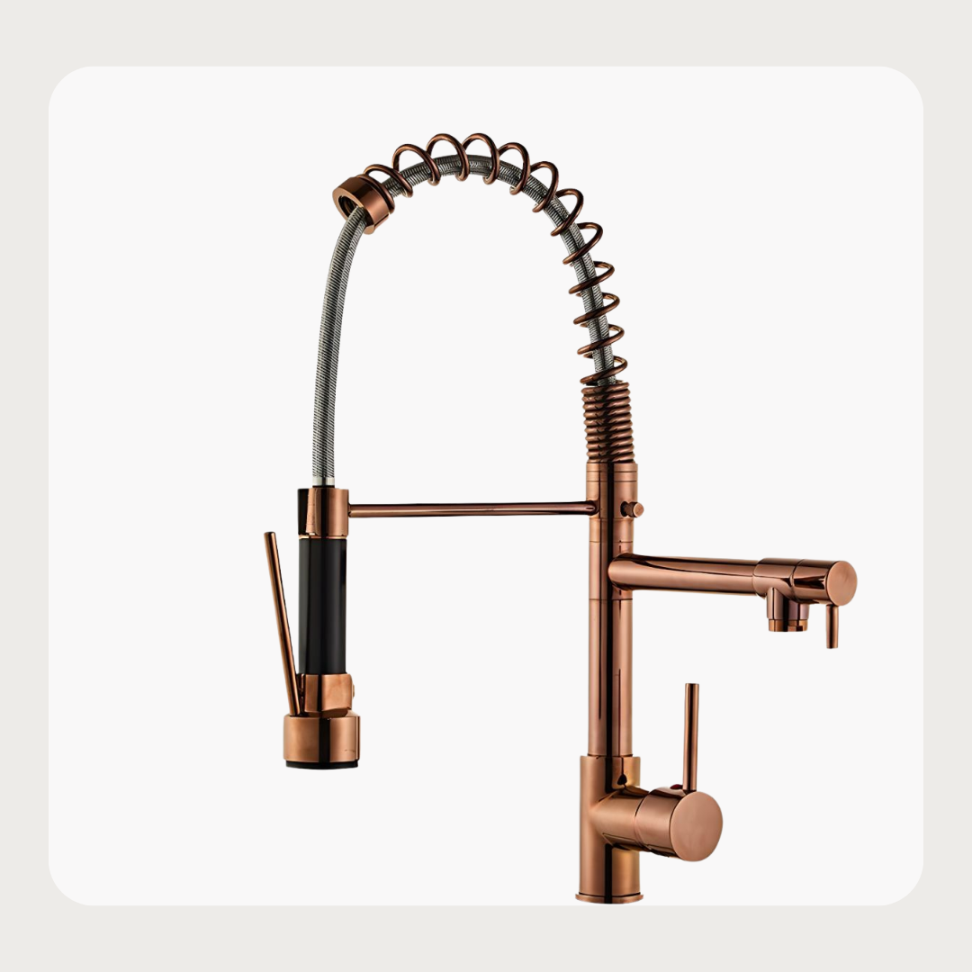New Ideal Mixer Kitchen Tap Gold
