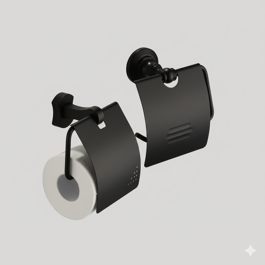 Luxury Wall-Mounted Tissue Paper Holder - Copy - Image 4