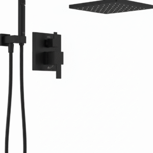 Black Concealed Shower Set Lagos
