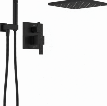 Black Concealed Shower Set Lagos