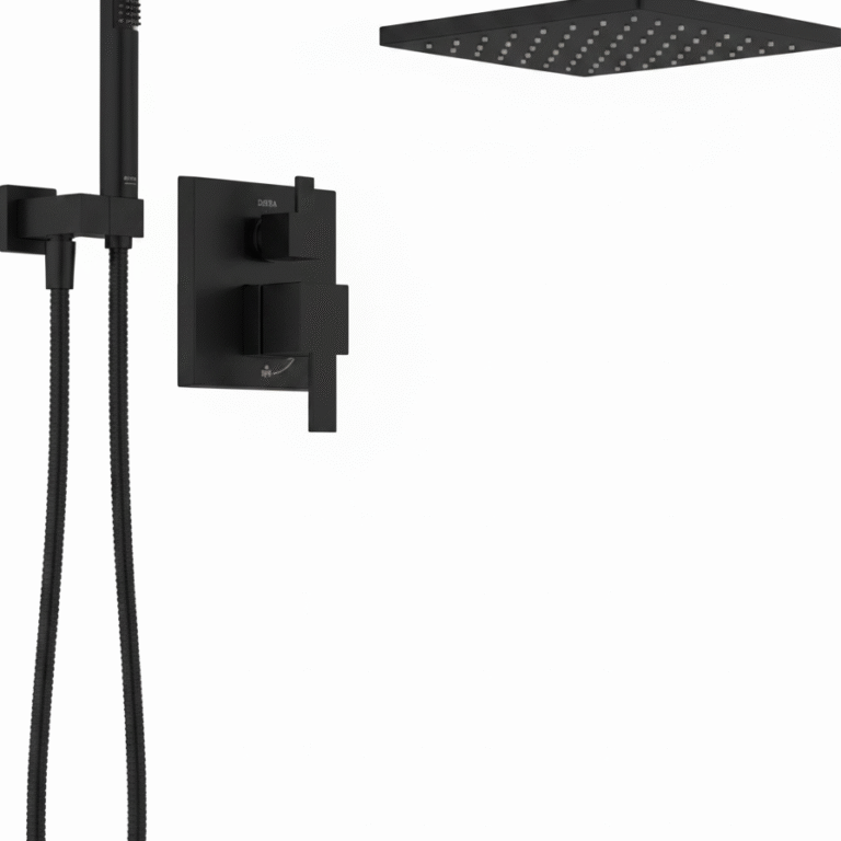 Black Concealed Shower Set Lagos