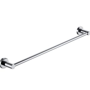 60cm Silver Single Towel Rail