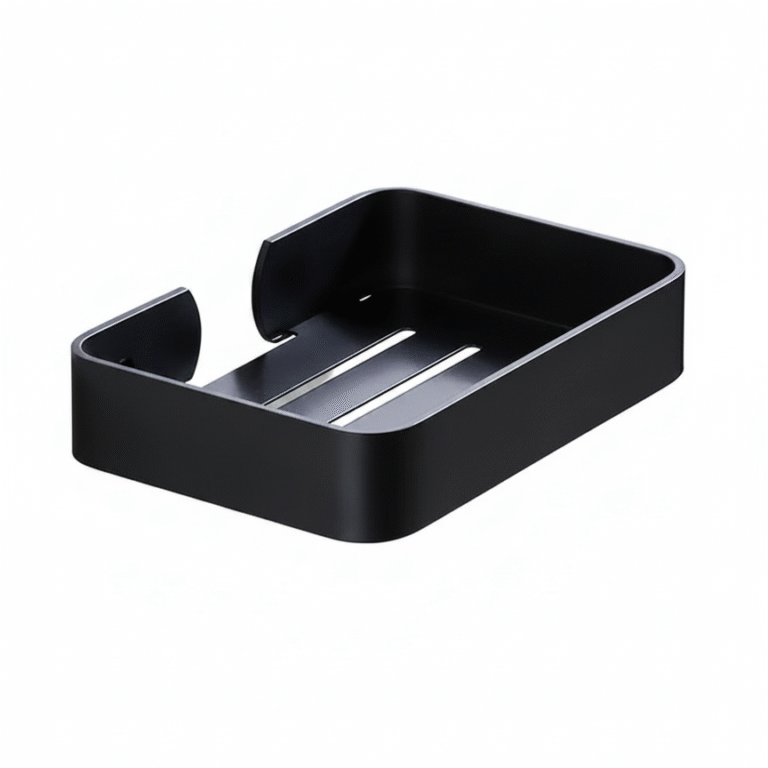 Black Bathroom Soap Dish