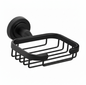 Black Designed Soap Dish