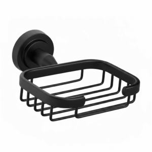 Black Designed Soap Dish