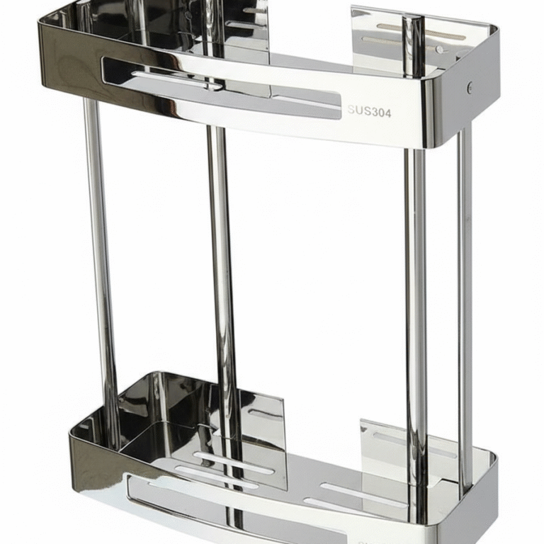 Silver Bathroom Wall Shelf lagos